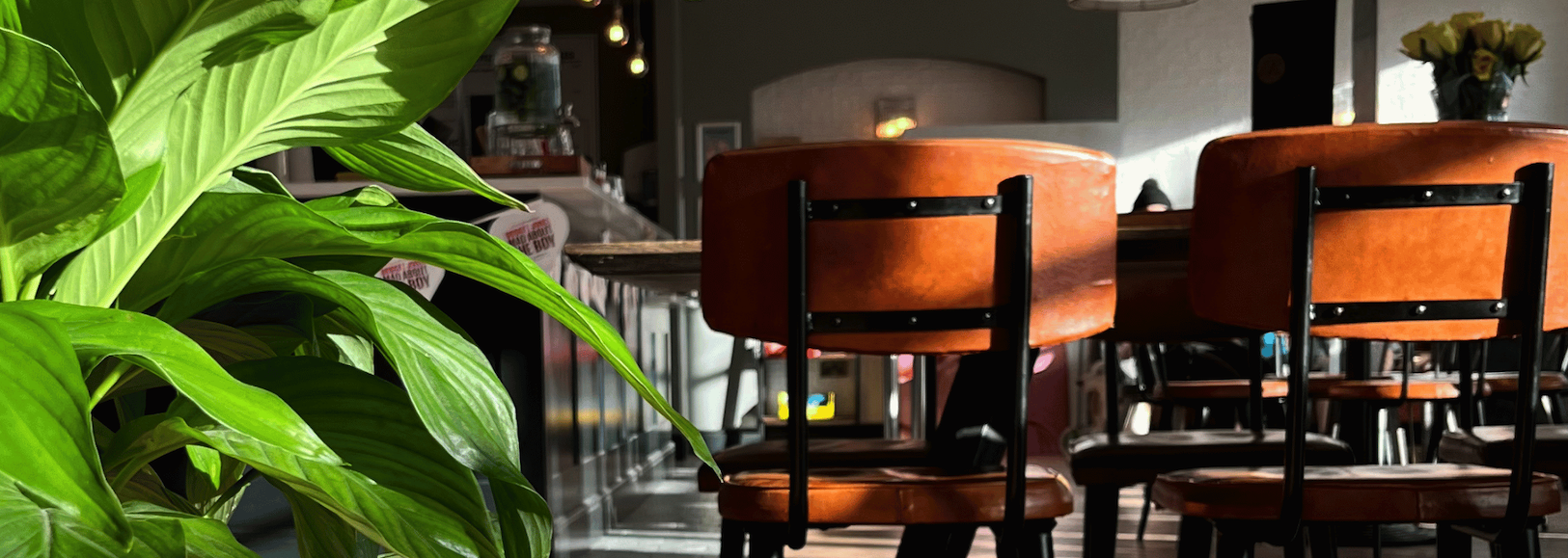 The café-bar at The Living Room Cinema